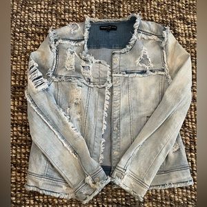 Generation Love Distressed Jean Jacket